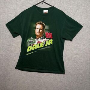 Vintage Dale Earnhardt Jr NASCAR Racing T Shirt AMP Energy 88‎ Graphic Men Large